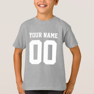 Eigen naam Aantal Kinderen Football Jersey Shirt