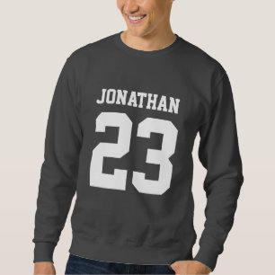 Eigen naam Aantal Mannen Sport Jersey T-Shirt