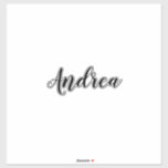 Eigen naam Afstuderen Wedding Bridesmaid 2023 Sticker<br><div class="desc">Eenvoudige en coole naam sticker op zwarte en witte achtergrond. U kunt de naam veranderen,  en de kleuren ook veranderen!</div>