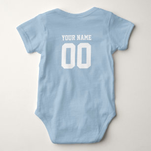 Eigen naam Baby Jersey Bodysuit Football
