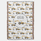 Eigen naam backhoe constructietechniek deken (Voorkant Verticaal)