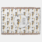 Eigen naam backhoe constructietechniek deken (Voorkant)