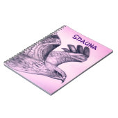 Eigen naam Beauful Bird Notitieboek (Linkerzijde)
