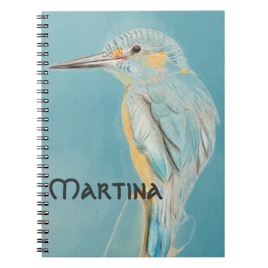 Eigen naam Beauful Bird Notitieboek (Voorkant)