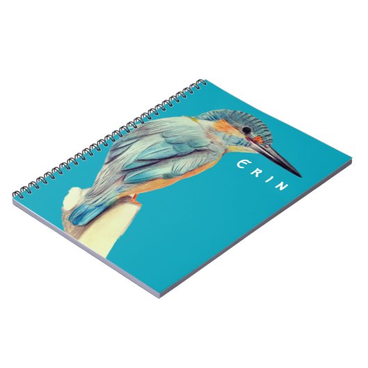 Eigen naam Beauful Bird Notitieboek (Linkerzijde)