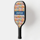 Eigen naam BEER Pop-Art Pickleball Paddle (Links)