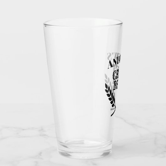 Eigen naam: bier glas met tarwebreed (Rechts)