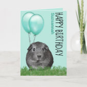 Eigen naam Blauwgroen ballonnen van het Guinese va Kaart (Voorkant)