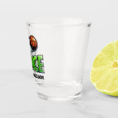 Eigen naam BOUNCE Basketball shot glas (Rechts)