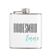Eigen naam bridesmaïde fles heupfles (Voorkant)