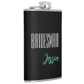 Eigen naam bridesmaïde fles heupfles (Rechts)