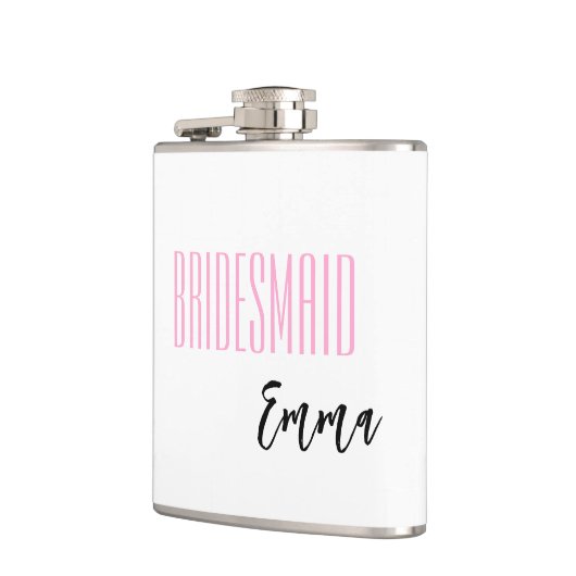 Eigen naam bridesmaïde fles heupfles (Links)