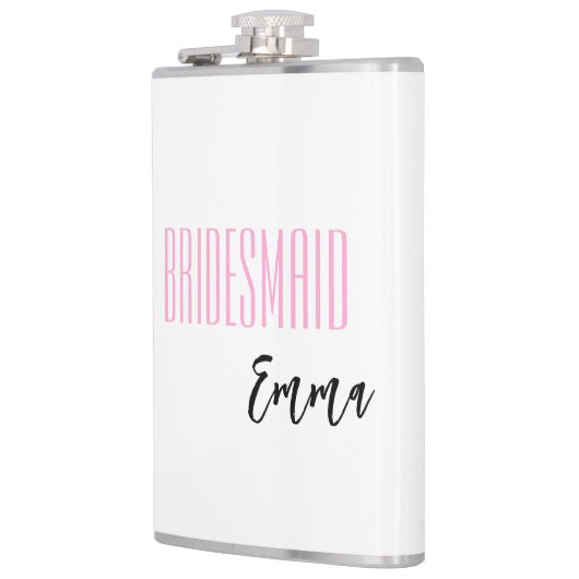 Eigen naam bridesmaïde fles heupfles (Links)
