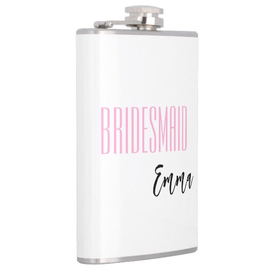 Eigen naam bridesmaïde fles heupfles (Rechts)