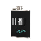 Eigen naam bridesmaïde fles heupfles (Links)