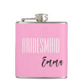 Eigen naam bridesmaïde fles heupfles (Voorkant)