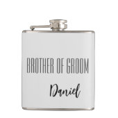 Eigen naam Brother van de kolf Heupfles (Voorkant)