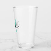 Eigen naam: cadeau voor monogram tumbler glas (Links)