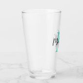 Eigen naam: cadeau voor monogram tumbler glas (Rechts)