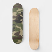 Eigen naam Camouflaged Camo Design Persoonlijk Skateboard (Voorkant)