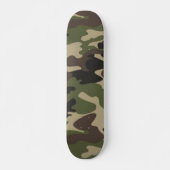 Eigen naam Camouflaged Camo Design Persoonlijk Skateboard (Voorkant)