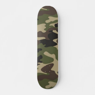 Eigen naam Camouflaged Camo Design Persoonlijk Skateboard