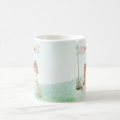 Eigen naam Cavalier King Charles Spaniel Pet Dog Koffiemok (Center)