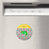 Eigen naam chameleon zilversnoepjes magneet (Insitu (Vaatwasser))