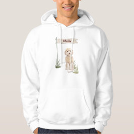 Eigen naam Champagne Cockapoo Pet Dog Hoodie