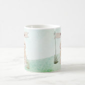 Eigen naam Champagne Cockapoo Pet Dog Koffiemok (Center)