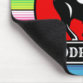 Eigen naam Charro Horse Spaanse Mexicaanse Serape Muismat (Hoek)