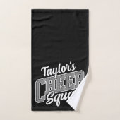 Eigen naam Cheerleader School Varsity Cheer Squad Bad Handdoek (Handdoek)