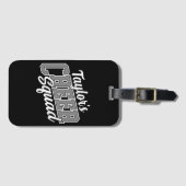 Eigen naam Cheerleader School Varsity Cheer Squad Bagagelabel (Voorkant (horizontaal))