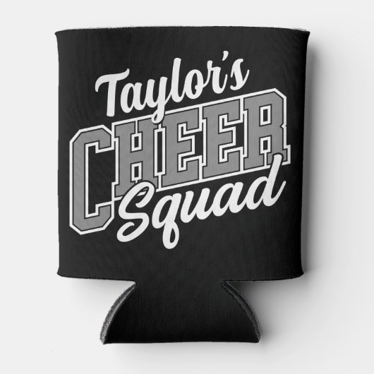 Eigen naam Cheerleader School Varsity Cheer Squad Blikjeskoeler (Voorkant)