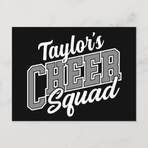 Eigen naam Cheerleader School Varsity Cheer Squad Briefkaart