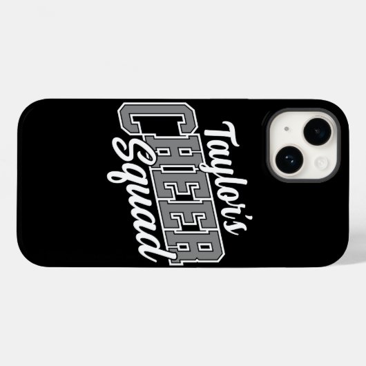 Eigen naam Cheerleader School Varsity Cheer Squad Case-Mate iPhone Case (Achterkant (horizontaal))