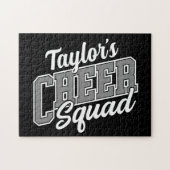 Eigen naam Cheerleader School Varsity Cheer Squad Legpuzzel (Horizontaal)