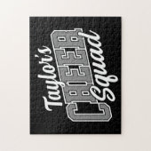 Eigen naam Cheerleader School Varsity Cheer Squad Legpuzzel (Verticaal)