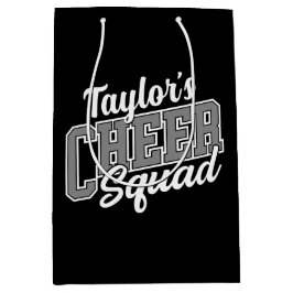 Eigen naam Cheerleader School Varsity Cheer Squad Medium Cadeauzakje