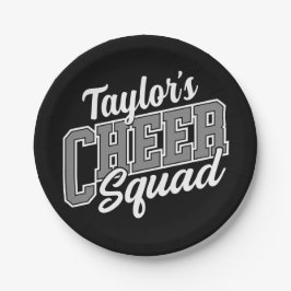 Eigen naam Cheerleader School Varsity Cheer Squad Papieren Bordje