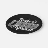 Eigen naam Cheerleader School Varsity Cheer Squad Papieren Bordje (Gekanteld)