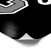 Eigen naam Cheerleader School Varsity Cheer Squad Perfect Poster (Hoek)