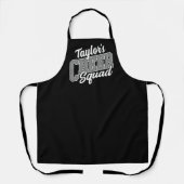 Eigen naam Cheerleader School Varsity Cheer Squad Schort (Voorkant)