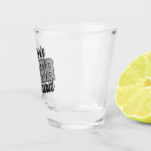 Eigen naam Cheerleader School Varsity Cheer Squad Shot Glas (Rechts)