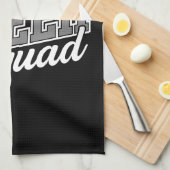 Eigen naam Cheerleader School Varsity Cheer Squad Theedoek (Quarter Fold)