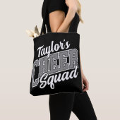Eigen naam Cheerleader School Varsity Cheer Squad Tote Bag (Dichtbij)
