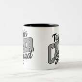 Eigen naam Cheerleader School Varsity Cheer Squad Tweekleurige Koffiemok (Center)