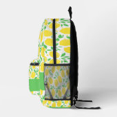 Eigen naam citroenpatroon bedrukte rugzak (Rechts)