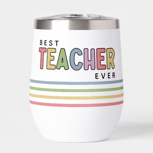 Eigen naam — Colorful Teacher Apprecits — cadeautj (Voorkant)