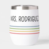 Eigen naam — Colorful Teacher Apprecits — cadeautj (Achterkant)